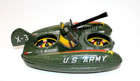 Vintage Daiya Japan Tin Friction Hovercraft Us Army X-3 9  Long