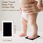 Baby Hand And Footprint Kit 4pc     Inkless Clean Touch Ink Pad For Keepsake Footp