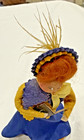 Antique Or Vintage Primitive Folk Art Handmade Pipe Cleaner 6    Woman Doll