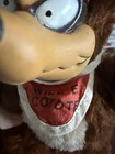 Vintage 1978 Looney Tunes Wile E Coyote Rubber Face Plush Stuffy 