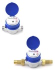 Qwork Water Meter  1 2  Npt 304 Stainless Steel Cold Water Flow Meter With Pulse