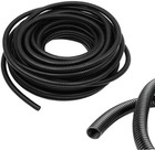 1 4  Id Wire Loom Split Tubing 16 5 Ft Cord Protector Flexible Automotive Wire