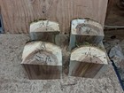 Maple Spalted Live Natural Edge Wood Turning Bowl Blanks 4ea