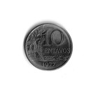1977 Brazil - 10 Centavos - 229 - Stainless Steel - 4 2g