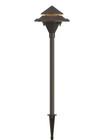 Kichler 3-watt Low Voltage Hardwired Led Landscape Path Light Olde Bronze 3000k