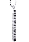New Black And White Piano Keyboard Music Rock Punk Tie Necktie