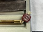 Parker Premier Athenes Ball Pen Gold Plated   Lacquer Black Striped Nos  In Box