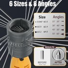 Tungsten Electrode Sharpener Grinder For Tig Welding  6 Sizes 10 Angles