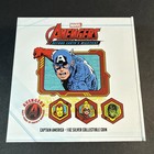 Marvel Avengers 60th Anniversary Captain America 1 Oz Silver Coin
