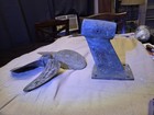 Vintage Wellcraft Bronze 17x16 4-blade Boat Propeller With Matching Strut    