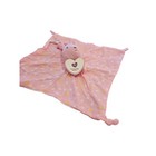 Parent s Choice Pink Bunny Rabbit Polka Dot Baby Blanket 15    Security Lovey