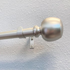 Morena Ii 12-20 Inch Adjustable Side Curtain Rod Set Pair  1 Inch Diameter