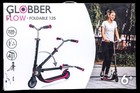 Globber Flow Foldable 125 Scooter For Kids Ages 6  Pink