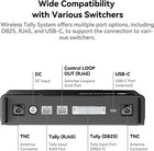 Hollyland Wireless Tally System 8 Lights Set  2 600ft Range For Live Shooting