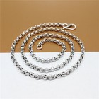 Sterling Silver Rolo Chain Necklace 3 5mm 4mm 5mm 6mm 8mm 18 20 22 24 26 28 