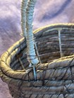 Woven Wicker Handled Basket Small Medium