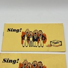 2 Vintage 1959 Hendlers Ice Cream Kewpie Advertising Sing  Books Songs Pamphlet