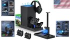Vertical Cooling Dock With Dual Controller Charger   Headset Stand For Xbox X