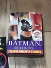 Topps Batman Returns 1992 Movie Photo Cards   Stickers Lot W  Sticker Album