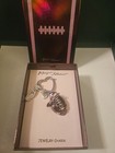 Betsey Johnson Game Day Football Bowtie Key Chain Fob Charm New In Gift Box Nib 