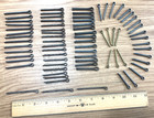 Vintage Cotter Pins Lot Of 75 1 5 8  To 2 3 4  Long  68 Steel   7 Brass  Patina
