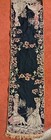 Incredible 1920 s-1930 s Art Nouveau Hand-painted Dresser Scarf