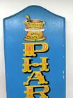 Vintage Pharmacist Sign Plaque 15   x 4  Pharmacy Apothecary Advertisement Japan