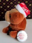 Coca Cola Plush Stuffed Christmas Walrus Holding Coke Snowflake 7  Vintage