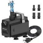 Submersible Pump 600gph 7ft Lift Adjustable Flow Aquarium Fountain Hydroponics