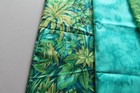 Quilt Kit  162     Greens And Blues And Plants     3  Yards High Quality Cotton
