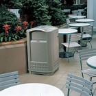 Rubbermaid Commercial Fg356300beig 19 Gal Rigid Liners  14 In X 28 In  Beige