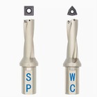 Wc 14mm-20mm 2d 3d 4d 5d Indexable U Drill W coolant Thru Hole For Wcmx030208
