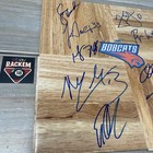 2008-2009 Charlotte Bobcats Team Signed Floorboard Auto Morrison  Wallace okafor