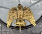 Eagle Old Finial Flag Pole Topper Ornate Architectural Hardware Element