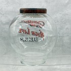 Vintage Miller High Life Beer Peanut Candy Dispenser Glass Globe Only  7 