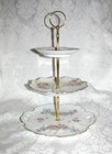 Custom Three Tier Cake Stand Made With Antique Plates Tea Party