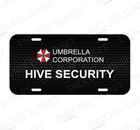 Umbrella Corporation Resident Evil Game Car License Plate Front Auto Tag Plate