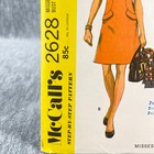 Mccalls 2628 Fitted Dress W Princess Seams Misses Size 12 Vintage Pattern