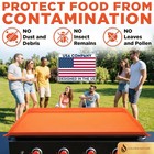 28  Silicone Griddle Mat - Flame Orange - Flat 29 5  X 2  X 19  