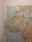 Vintage Africa Relief Atlas Map 1965 Msm Rand Mcnally Cosmopolitan World Atlas