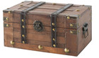 Alexander Small Wooden Treasure Chest - 11  X 7  X 5 5   Wood Storage Box With H