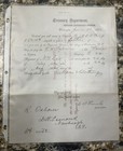 Original 1873 Civil War Union Soldier Final Pay Settlement Document - Form 71