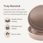Happiels Non-toxic Nonstick 9 Inch Round Cake Pans 2-pack