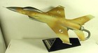 Vintage 1980s Israeli F-16 Fighting Falcon Percise Desktop Model Desert Camo