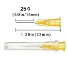 25g X 5 8 Needle  25 Gauge 5 8 Inch Needle  25g Needles For Injections  Hypoderm