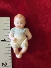 Doll Mini Vintage Artisan Miniature Dollhouse Sculpted Bisque Porcelain Baby