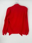 Lea Mar Pageant Red Bow Tie Blouse Size 10 Vintage 70s 80s Long Sleeve Top