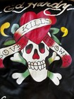 Vintage Ed Hardy Zip-up Hoodie - Love Kills Slowly - Size Large Ed Hardy Tattoo 