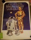 Vintage Star Wars Posters 1977- Set Of 2- darth Vader  C-3po  R2-d2