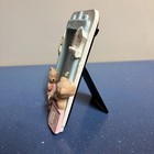 Vintage 80   s Childs Baby Nursery Animal 3d Resinpicture Photo Frame Album 5x7